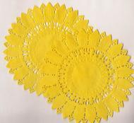 Sunflower Paper Doilies Yellow 15 - Addoway | Candy Buffet Weddings, Favors, Events, Food Station Buffets and Tea Parties | Scoop.it