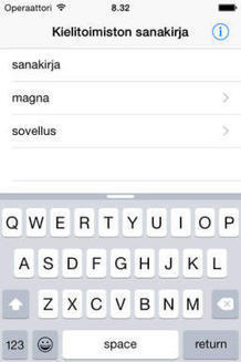 Kielitoimiston sanakirja iPhone | 1Uutiset - Lukemisen t&auml;hden | Scoop.it