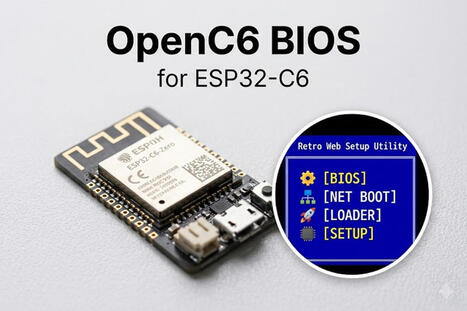 OpenC6 BIOS project brings PC-like firmware to ESP32-C6 MCU with network boot and OTA update support - CNX Software | Embedded Systems News | Scoop.it