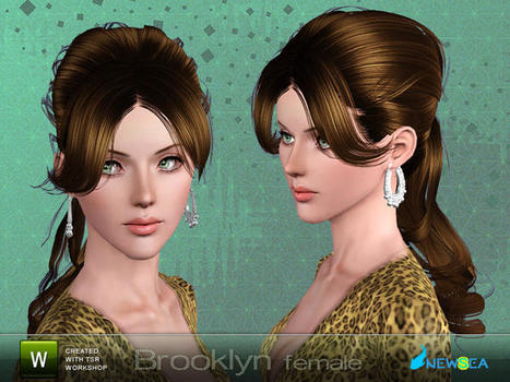 Newsea Brooklyn Female Hairstyle : FREE TODAY (TSR) | Les Sims | Scoop.it