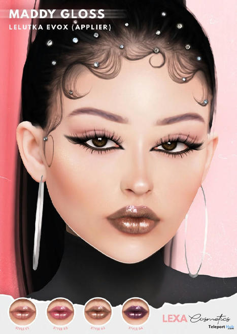 Maddy Lip Gloss Lelutka EvoX Orsy Event March 2022 Group Gift by Lexa Cosmetics | Teleport Hub - Second Life Freebies | Second Life Freebies | Scoop.it