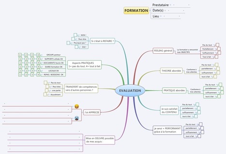 Une MindMap pour l’Évaluation de vos Formations | Cartes mentales | Scoop.it