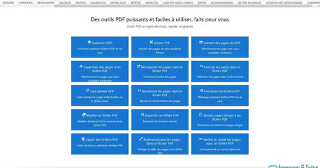 pdfux : une nouvelle boîte à outils pour les fichiers PDF | Freewares | Scoop.it