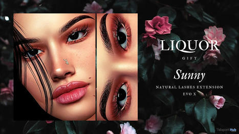 Sunny Natural Lashes Extension For Lelutka EvoX 1L Promo Gift by LIQUOR | Teleport Hub - Second Life Deals | Second Life Freebies | Scoop.it