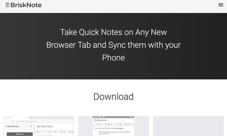 BriskNote. Un carnet de notes dans votre navigateur | TICE et langues | Scoop.it