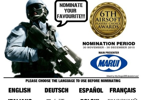 LAST CHANCE to Nominate - Players Choice Awards POPULAR AIRSOFT | Thumpy's 3D House of Airsoft™ @ Scoop.it | Scoop.it