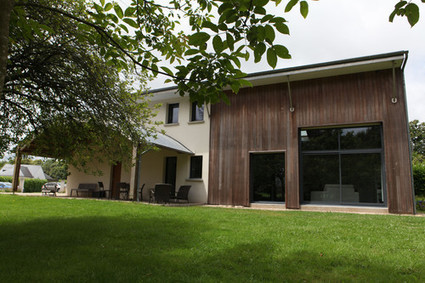 [inspiration] Maison bois métal et béton à Pluvigner (56) | Build Green, pour un habitat écologique | Scoop.it