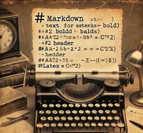 CUED: Markdown: el formato oculto tras el texto de la IA. Cómo activarlo en Google Docs y otros editores para trabajar con él | Educación y TIC | Scoop.it
