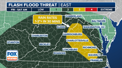 Virginia faces 'dangerous' risk of urban flash flooding amid relentless thunderstorms | Fox Weather | Operation Deimos | Scoop.it