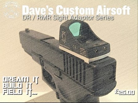 DAVE'S CUSTOM AIRSOFT Sight Adaptor Plates! - Details from Facebook | Thumpy's 3D House of Airsoft™ @ Scoop.it | Scoop.it