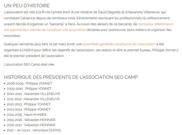 Je deviens la première Présidente du SEO Camp #association #reussite #courage | Search engine optimization : SEO | Scoop.it