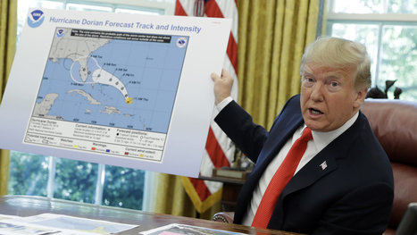 Trump Shows Altered Map of Hurricane Dorian's Path | Coastal Restoration | Scoop.it