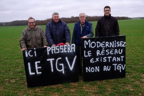 Nouvelle Ligne Paris Normandie. Les opposants marquent leur territoire | Veille territoriale AURH | Scoop.it