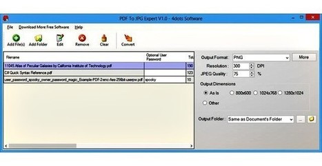 PDF To JPG Expert, software gratis para convertir PDF a imagen | Las TIC en la Educación | Scoop.it