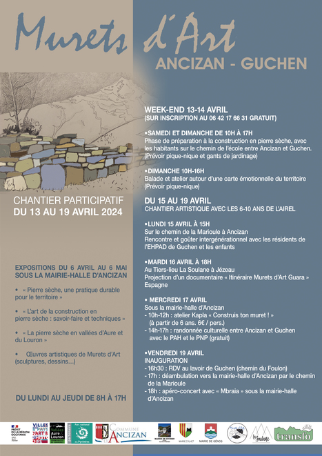 Chantier participatif pierre sèche du Pays d'Arts et d'Histoire du 13 au 19 avril : programme et inscription | Vallées d'Aure & Louron - Pyrénées | Scoop.it