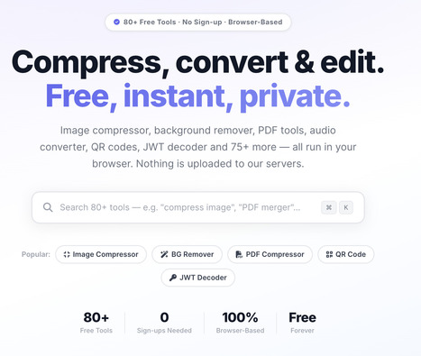 &mdash; 80+ Free Online Tools for Images, Audio, PDF & More | Digital Delights - Images & Design | Scoop.it