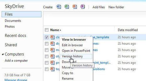 Document Version Control using SkyDrive | PowerPoint Presentation | PowerPoint presentations and PPT templates | Scoop.it
