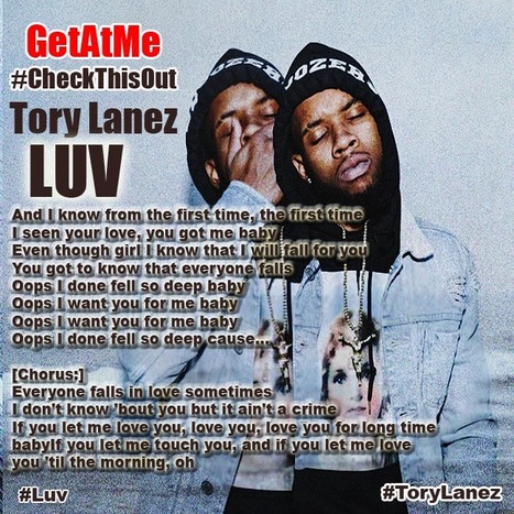 GetAtMe- #CheckThisOut Tory Lanez 'LUV' ... #DjAlert | GetAtMe | Scoop.it