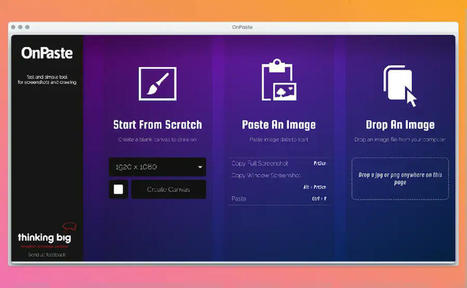 OnPaste: herramienta web para editar screenshots y dibujar | TIC & Educación | Scoop.it