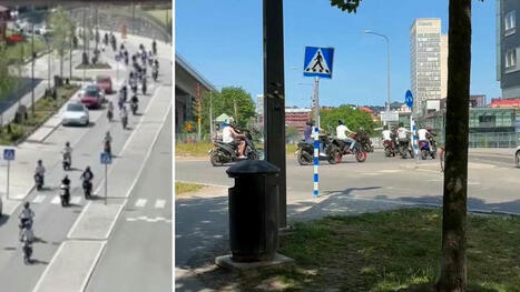 Hundratals mopeder åker i<br/>karavan genom Stockholm | 1Uutiset - Lukemisen tähden | Scoop.it