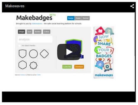 Makewaves, como crear insignias, badgets, rápidamente | TIC & Educación | Scoop.it