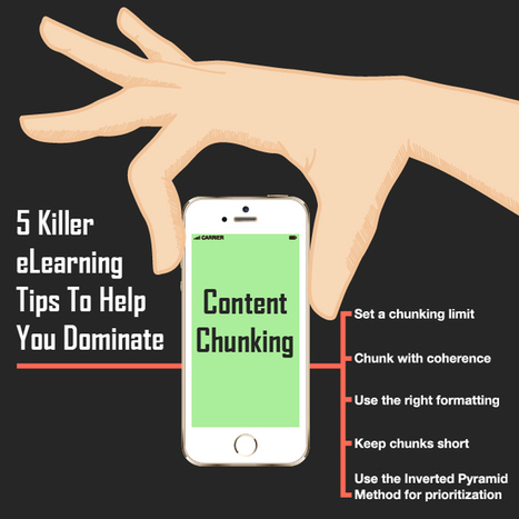 5 Killer eLearning Tips To Help You Dominate Content Chunking | Eclectic Technology | Scoop.it