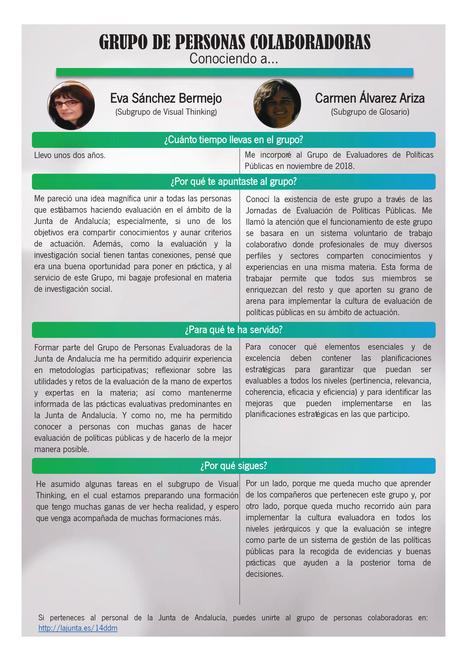 El Grupo de Personas Colaboradoras de la Junta de Andalucía para la Evaluación de Políticas Públicas (XII) | Evaluación de Políticas Públicas - Actualidad y noticias | Scoop.it