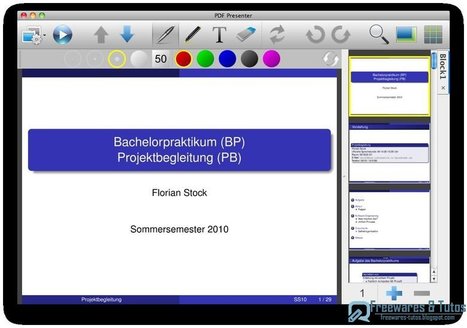 PDF Presenter : un logiciel gratuit pour présenter vos PDF en diaporamas et les annoter | Le Top des Applications Web et Logiciels Gratuits | Scoop.it