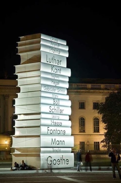 Scholz & Friends: Book memorial, Germany, Berlin | Art Installations, Sculpture, Contemporary Art | Scoop.it