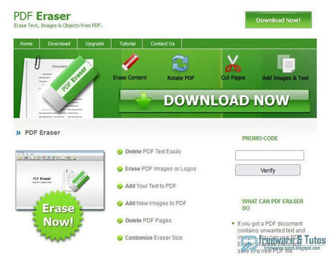 Offre promotionnelle : PDF Eraser Pro gratuit ! | Freewares | Scoop.it