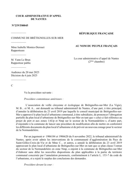 Préservation d’un espace naturel remarquable du littoral - Annulation des dispositions d’un PLU destinées à permettre la réalisation d’un port de plaisance | Veille juridique du CDG13 | Scoop.it