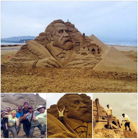 Taipei : gorgeous Jules Verne at the Fulong sand sculpture festival | Jules Verne News (english) | Scoop.it