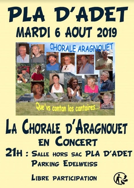 Concert de la Chorale d'Aragnouet au Pla d'Adet le 6 août | Vallées d'Aure & Louron - Pyrénées | Scoop.it