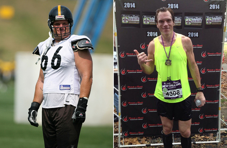 Former 300-pound NFL lineman loses 100 pounds and runs a marathon | Mindfulness & Mindful Running | Scoop.it