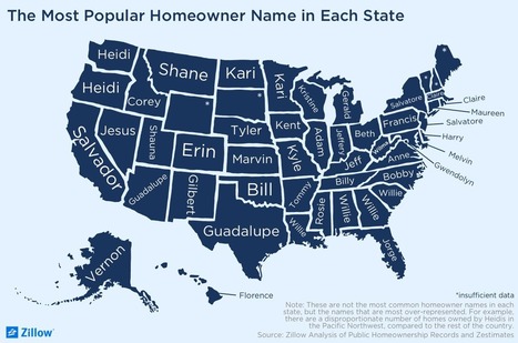 Need a Reason to Name Your Child Stuart or Alison? They Own the Most Valuable U.S. Homes - Zillow Research | Name News | Scoop.it