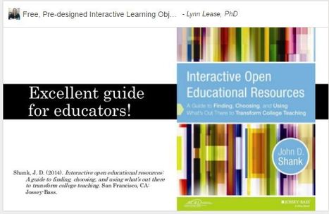 Book Review: Interactive Open Educational Resources for #OER #openeducation #highered #elearning&nbsp; | The iOER Handbook | Scoop.it