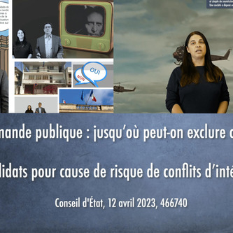 Commande publique : jusqu’où peut-on exclure certains candidats pour cause de risque de conflits d’intérêts ? [VIDEO et article] | Commande publique | Scoop.it