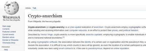 Crypto-Anarchists and Cryptoanarchists - Bitcoin Magazine | Peer2Politics | Scoop.it