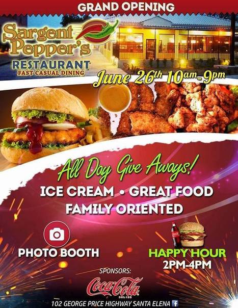 Sargent Pepper's Grand Opening | Cayo Scoop!  The Ecology of Cayo Culture | Scoop.it