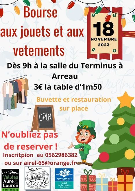Bourse aux jouets et aux vêtements le 18 novembre à Arreau | Vallées d'Aure & Louron - Pyrénées | Scoop.it