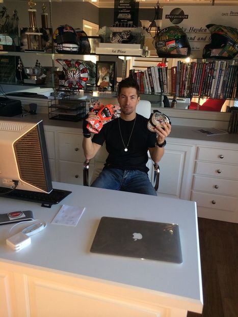 Autographed Nicky Hayden Race Worn Dainese Gloves And Knee Sliders For Charity | Ductalk: What's Up In The World Of Ducati | Scoop.it
