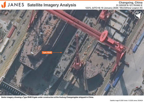 Satellite image shows China's third Type 054B under construction | DEFENSE NEWS | Scoop.it