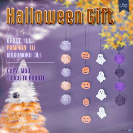 Halloween Decors Teleport Hub Group Gift by ASO! | Teleport Hub - Second Life Freebies | Second Life Freebies | Scoop.it