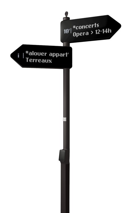 Girouette :  le panneau de signalisation qui tweete | Cabinet de curiosités numériques | Scoop.it