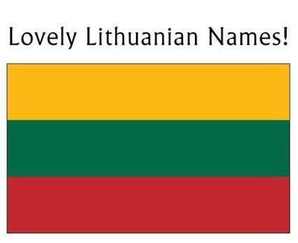 Lovely Lithuanian Names | Name News | Scoop.it