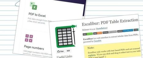 Cómo extraer tablas de PDF y llevarlas a EXCEL | TIC & Educación | Scoop.it