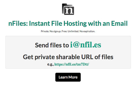 Archive, Share and Instantly Publish Any File or Content Online via Email: nFiles | Web Publishing Tools | Scoop.it