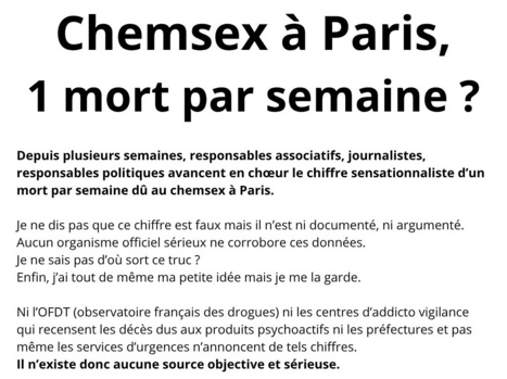Chemsex à Paris, 1 mort par semaine ? | sida | Scoop.it