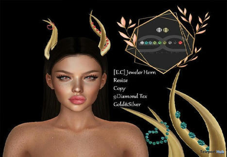 Jewelry Horn 1L Promo Gift by [E.C] Jewelry | Teleport Hub - Second Life Freebies | Second Life Freebies | Scoop.it