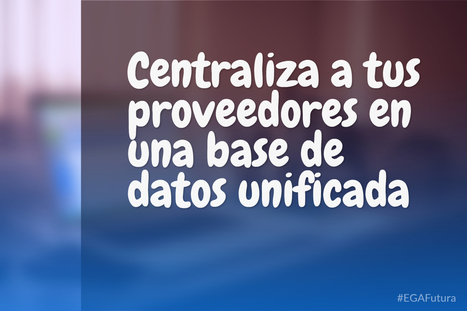 � Cómo hacer la Gestión de Proveedores » EGA Futura Software | Comercio Exterior | Scoop.it